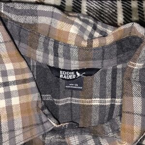 Eddie Bauer Plaid Flannel Shirt XL